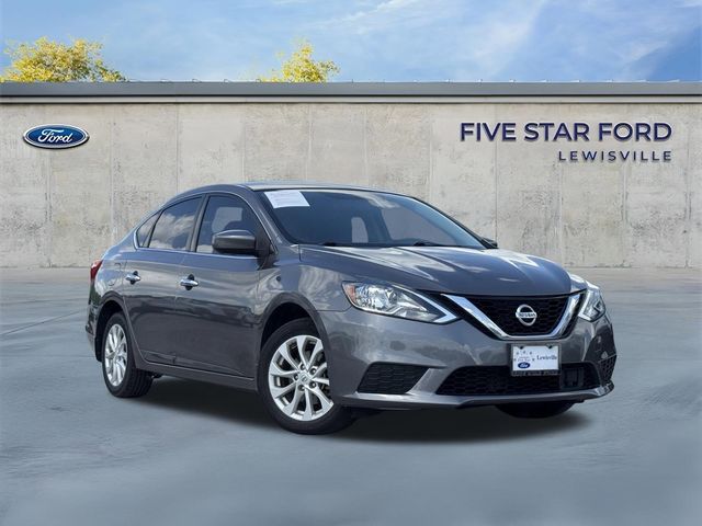 Gray (Gun Metallic) 2018 Nissan Sentra SV FWD Sedan Front-Wheel Drive Continuously Variable Transmission