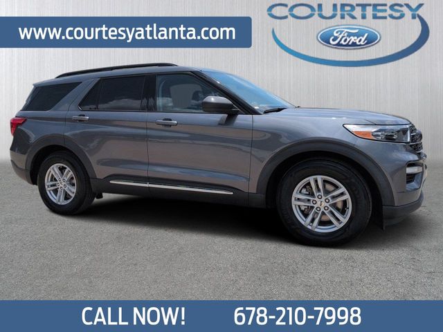 Carbonized Gray Metallic 2021 Ford Explorer SUV / Crossover Rear-Wheel Drive Automatic