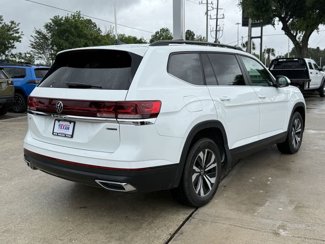 2024 Volkswagen Atlas 2.0T SE White at DeMontrond Ford