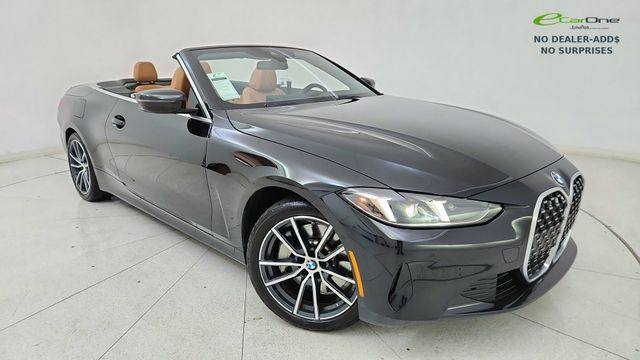 Black Sapphire Metallic 2026 BMW 4 Series 430i Convertible RWD Convertible Rear-Wheel Drive 8-Speed Automatic