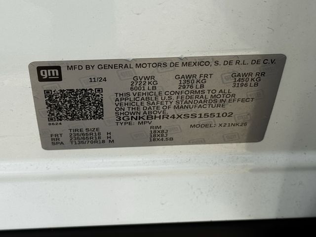 2025 Chevrolet Blazer LT White at Classic Elite Chevrolet Sugar Land
