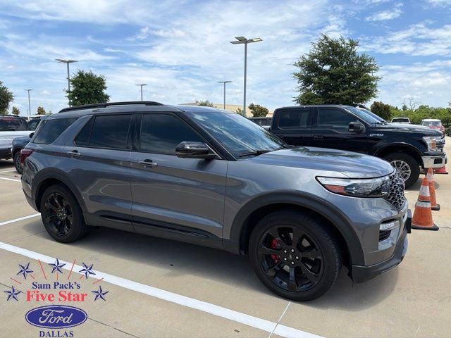 Gray 2022 Ford Explorer ST RWD SUV / Crossover Rear-Wheel Drive Automatic