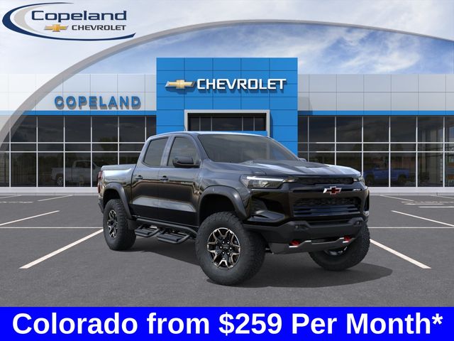 Black 2026 Chevrolet Colorado Pickup Truck Four-Wheel Drive 8-Speed Automatic
