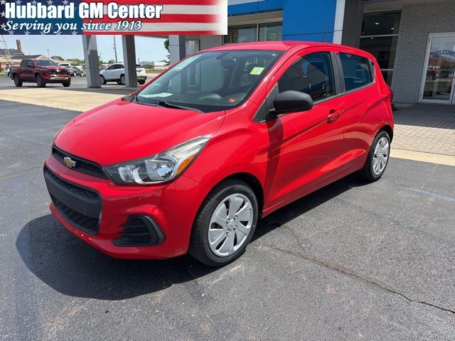 Red Hot 2017 Chevrolet Spark Hatchback Front-Wheel Drive Continuously Variable Transmission