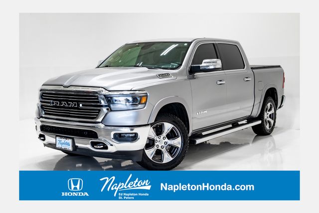 Billet Silver Metallic Clearcoat 2019 RAM 1500 Pickup Truck Four-Wheel Drive 8-Speed Automatic