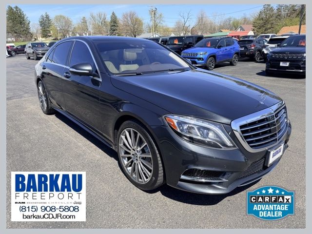 Black 2015 Mercedes-Benz S-Class Sedan All-Wheel Drive 7-Speed Automatic