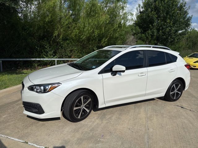 Crystal White Pearl 2023 Subaru Impreza Premium Wagon AWD Wagon All-Wheel Drive Continuously Variable Transmission