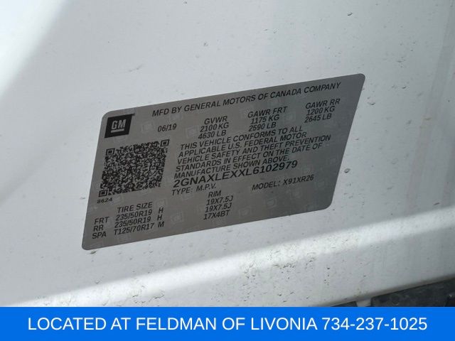 Used 2020 Chevrolet Equinox For Sale in New Hudson, MI