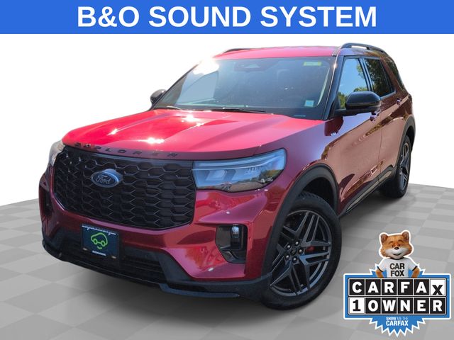 Red Metallic 2025 Ford Explorer SUV / Crossover All-Wheel Drive Automatic