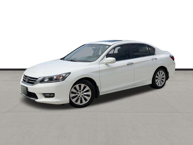 White 2014 Honda Accord EX-L Sedan Front-Wheel Drive Continuously Variable Transmission