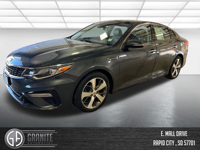 Gravity Gray 2020 Kia Optima Sedan Front-Wheel Drive 6-Speed Automatic