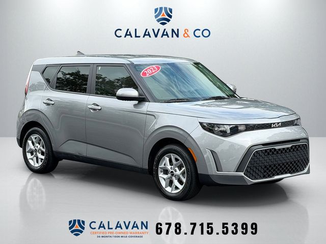 Steel Gray 2023 Kia Soul SUV / Crossover Front-Wheel Drive Continuously Variable Transmission