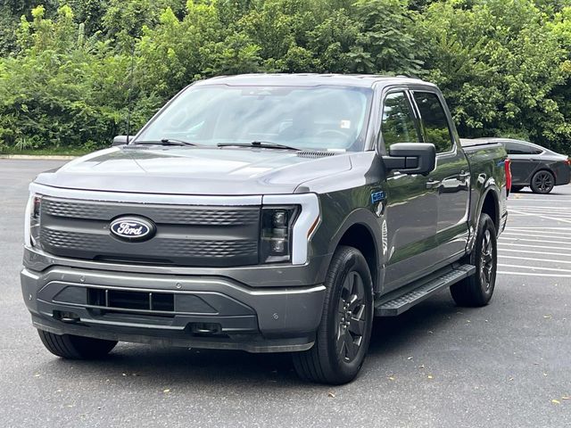 Gray Metallic 2024 Ford F-150 Lightning Pickup Truck All-Wheel Drive Automatic