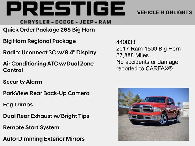 2017 Ram 1500 Big Horn 2