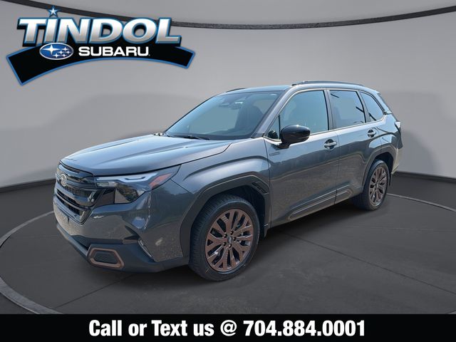 Gray Metallic 2026 Subaru Forester Hybrid SUV / Crossover All-Wheel Drive Continuously Variable Transmission
