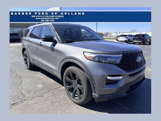 Carbonized Gray Metallic 2021 Ford Explorer ST AWD SUV / Crossover All-Wheel Drive Automatic