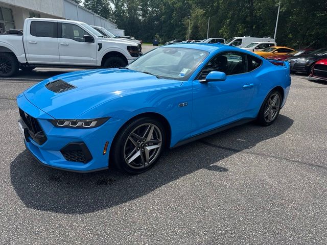 Grabber Blue Metallic 2025 Ford Mustang Coupe Rear-Wheel Drive 6-Speed Manual
