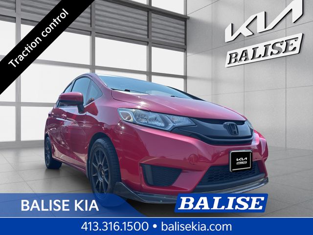 Red 2017 Honda Fit Hatchback Front-Wheel Drive 6-Speed Manual