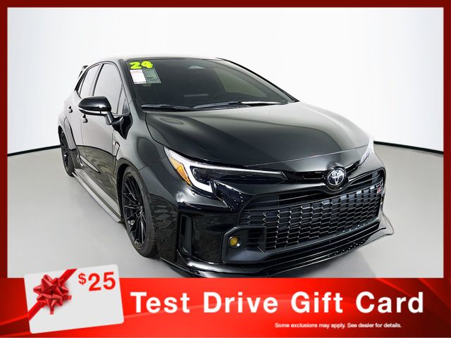 Black 2024 Toyota GR Corolla Circuit Edition AWD Hatchback All-Wheel Drive 6-Speed Manual