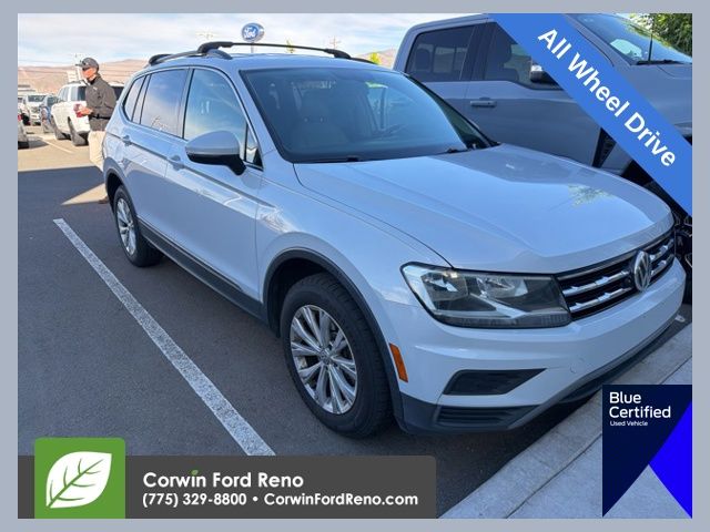 White Silver 2018 Volkswagen Tiguan SE 4Motion SUV / Crossover All-Wheel Drive 8-Speed Automatic