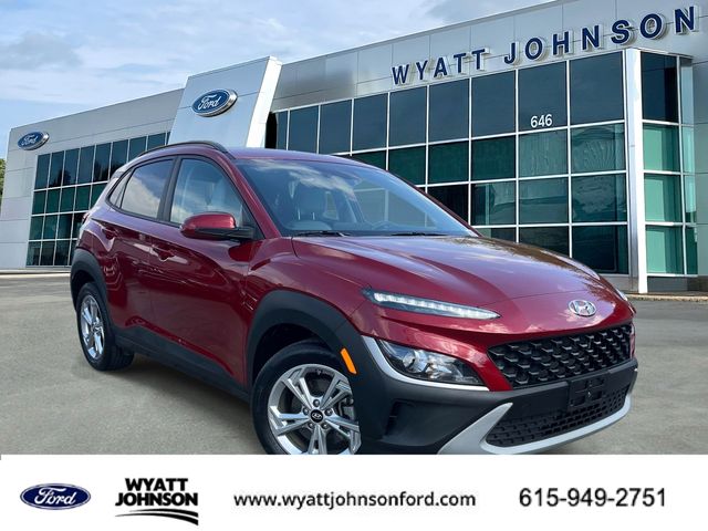 Ultimate Red 2023 Hyundai Kona SEL AWD SUV / Crossover All-Wheel Drive Continuously Variable Transmission