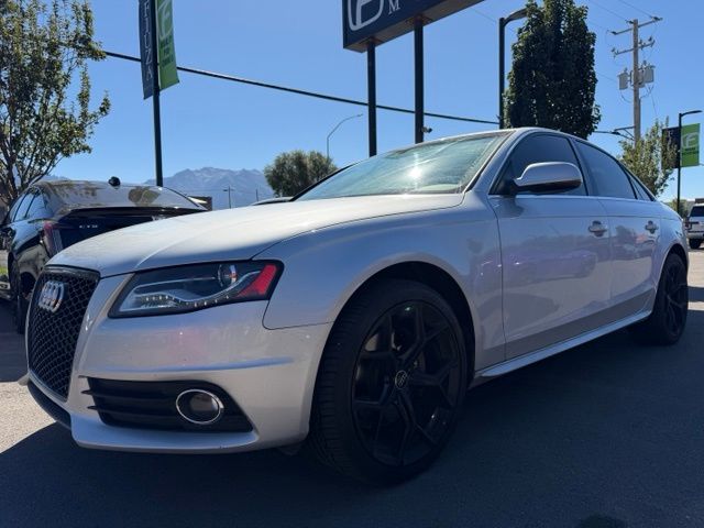 Silver 2012 Audi A4 Sedan All-Wheel Drive 8-Speed Automatic