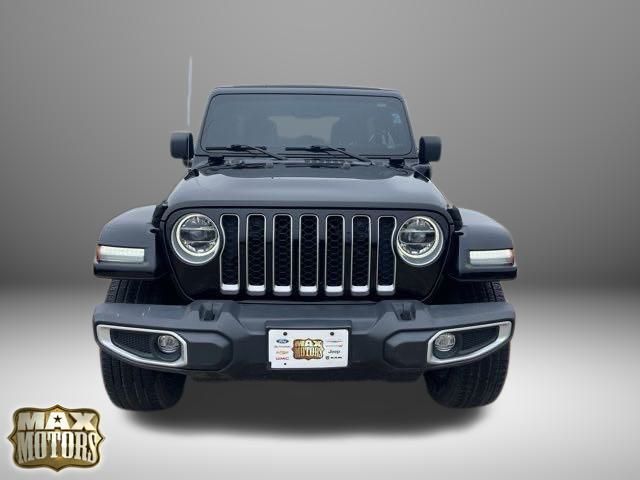 Used 2021 Jeep Wrangler Unlimited Sahara 4xe with VIN 1C4JJXP6XMW841170 for sale in Kansas City