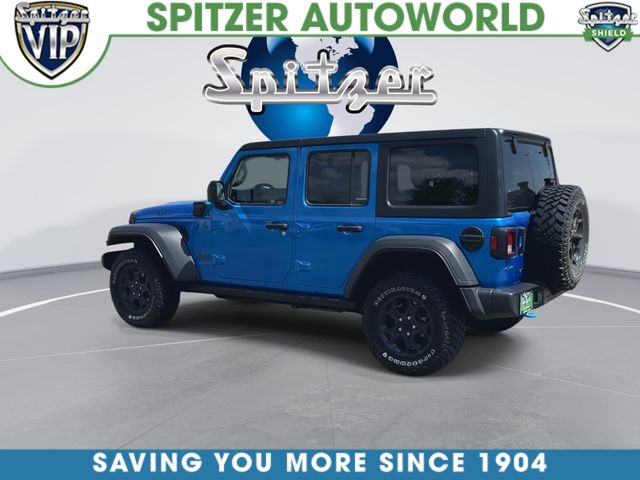Certified Used 2023 Blue Jeep Willys 4xe image 7