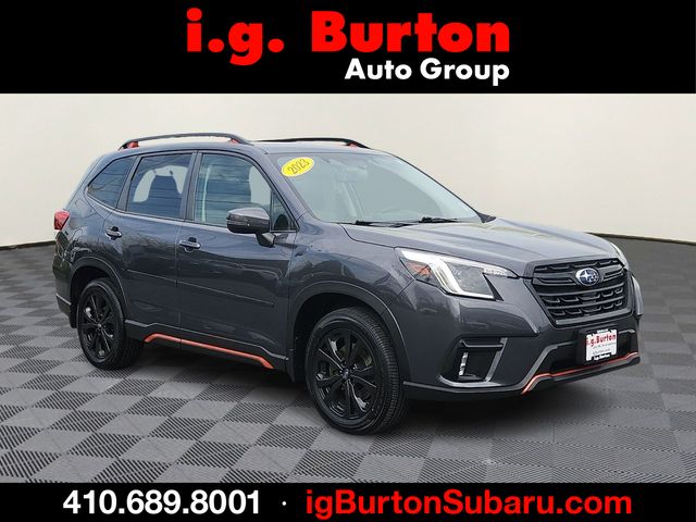 Gray Metallic 2023 Subaru Forester SUV / Crossover All-Wheel Drive Continuously Variable Transmission