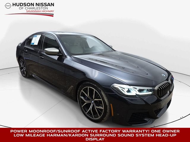 Carbon Black Metallic 2023 BMW 5 Series Sedan All-Wheel Drive 8-Speed Automatic