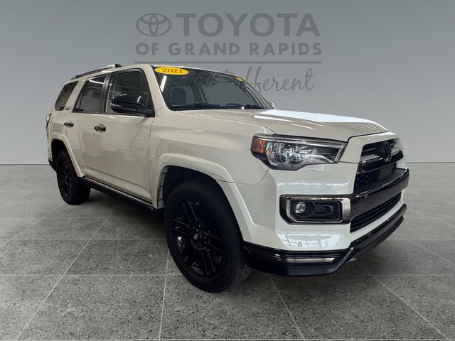 White (Blizzard Pearl) 2021 Toyota 4Runner Nightshade Edition 4WD SUV / Crossover All-Wheel Drive 5-Speed Automatic Overdrive