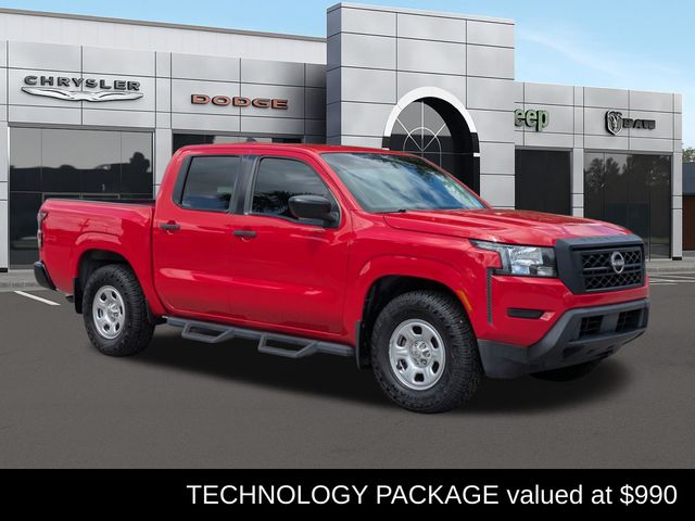 Red Alert 2022 Nissan Frontier S Crew Cab RWD Pickup Truck 4X2 9-Speed Automatic