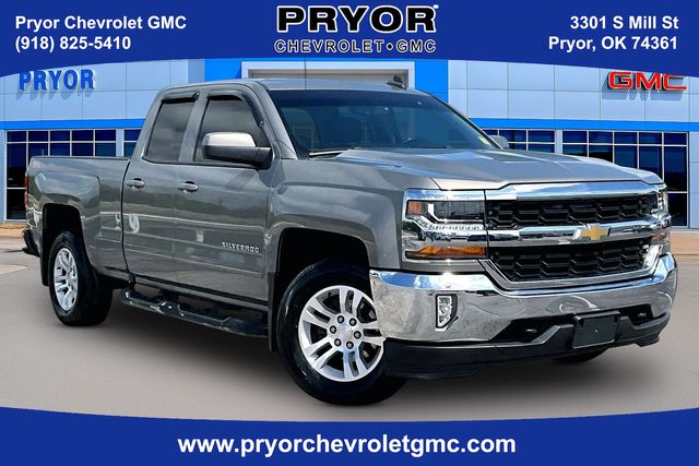Pepperdust Metallic 2017 Chevrolet Silverado 1500 LT Double Cab 4WD Pickup Truck Four-Wheel Drive 6-Speed Automatic Overdrive