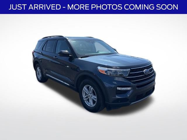 Blue Metallic 2023 Ford Explorer SUV / Crossover All-Wheel Drive Automatic