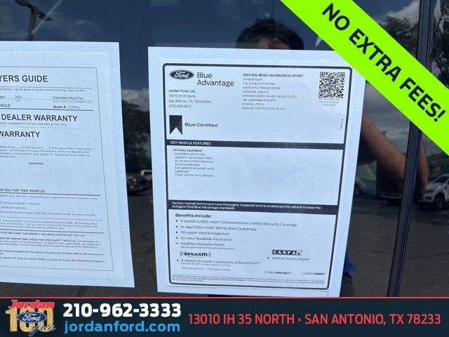 Used Car 2023 Ford Bronco Sport  Big Bend For Sale Under $25,000 In San Antonio, Texas
