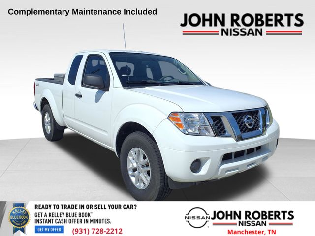 Glacier White 2015 Nissan Frontier Pickup Truck 5-Speed Automatic Overdrive