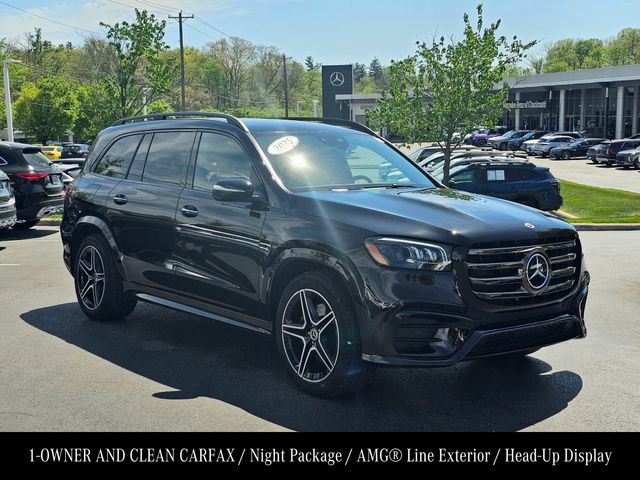 Obsidian Black Metallic 2025 Mercedes-Benz GLS 450 4MATIC SUV / Crossover All-Wheel Drive 9-Speed Automatic