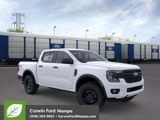Oxford White 2026 Ford Ranger XL SuperCrew 4WD Pickup Truck Four-Wheel Drive Automatic