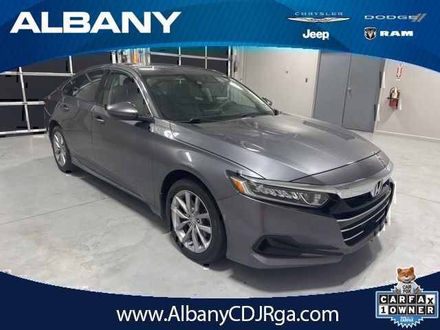 Sonic Gray Pearl 2022 Honda Accord LX FWD Sedan Front-Wheel Drive Continuously Variable Transmission