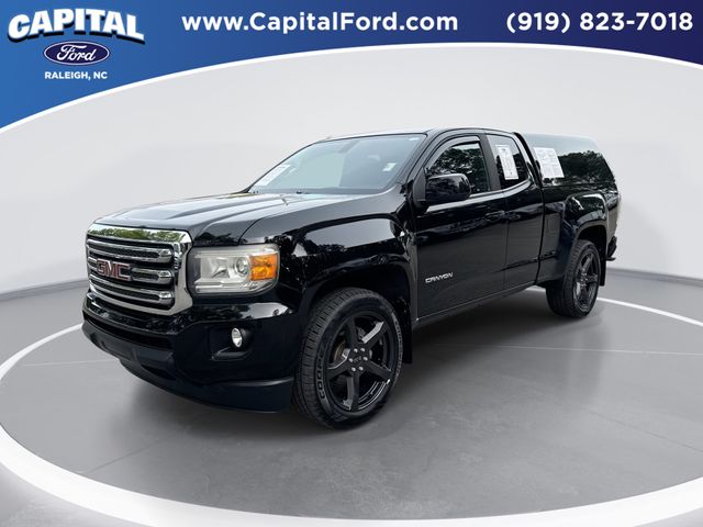 Onyx Black 2018 GMC Canyon SLE Extended Cab 4WD Pickup Truck Four-Wheel Drive 8-Speed Automatic