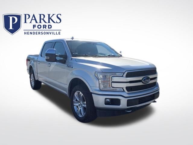 Ingot Silver Metallic 2018 Ford F-150 Platinum SuperCrew 4WD Pickup Truck Four-Wheel Drive Automatic