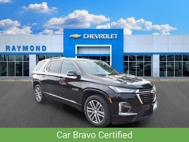 Black Metallic 2022 Chevrolet Traverse SUV / Crossover Four-Wheel Drive 9-Speed Automatic