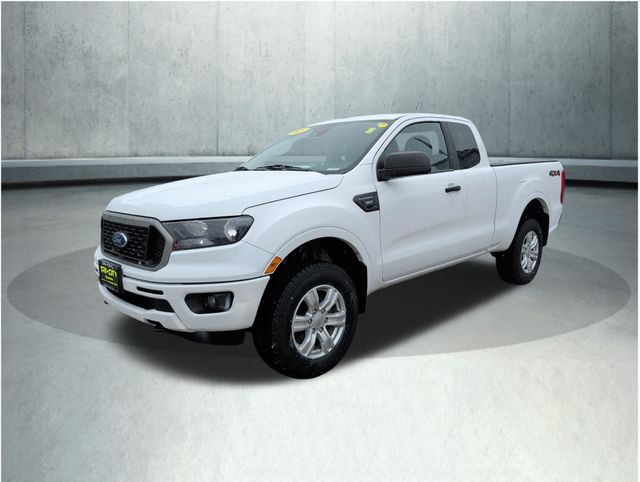 Oxford White 2021 Ford Ranger XLT SuperCab 4WD Pickup Truck Four-Wheel Drive Automatic