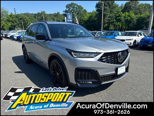 2026 Acura MDX A-Spec Advance Package - Solar Silver Metallic exterior view 1