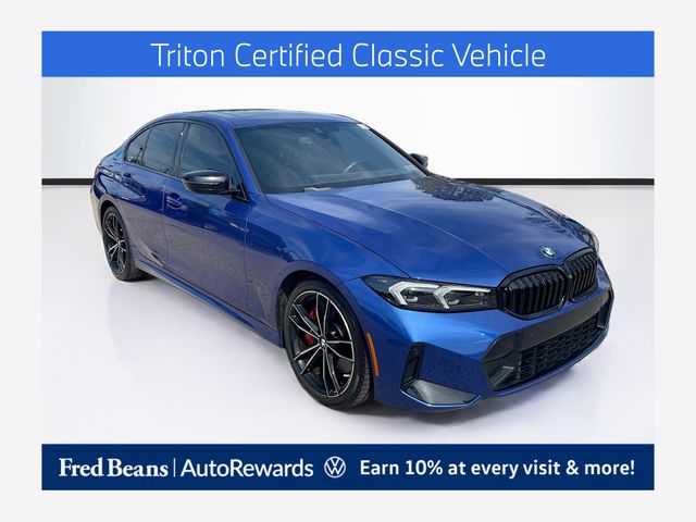 Portimao Blue Metallic 2023 BMW 3 Series Sedan All-Wheel Drive 8-Speed Automatic