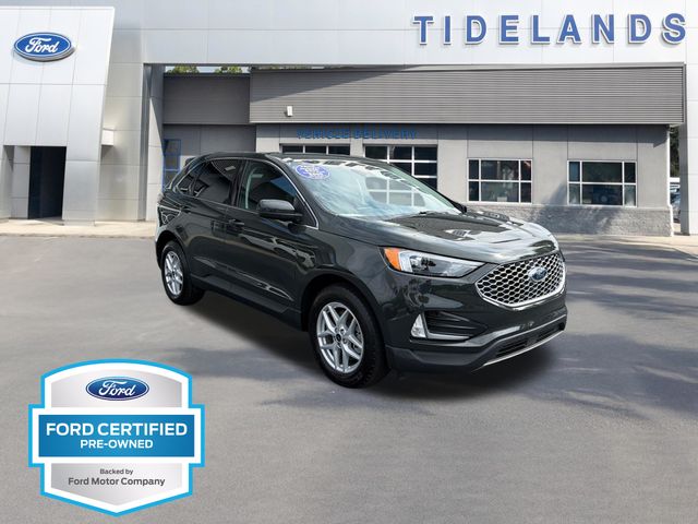 Forged Green Metallic 2024 Ford Edge SUV / Crossover All-Wheel Drive 8-Speed Automatic