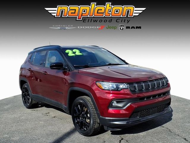 Velvet Red Pearlcoat 2022 Jeep Compass Altitude 4WD SUV / Crossover Four-Wheel Drive 9-Speed Automatic