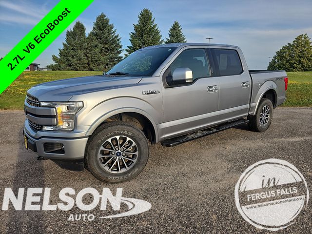 Iconic Silver Metallic 2020 Ford F-150 Pickup Truck Four-Wheel Drive Automatic