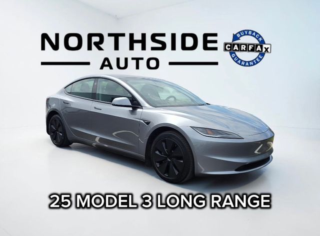 Quicksilver 2025 Tesla Model 3 Long Range RWD Sedan Rear-Wheel Drive 1-Speed Automatic