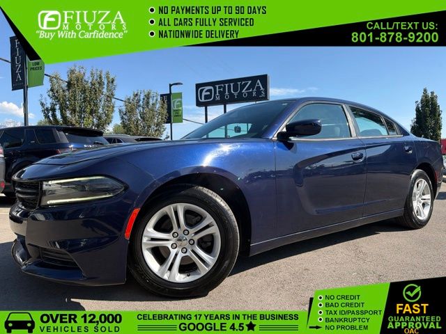 Contusion Blue Pearlcoat 2017 Dodge Charger Sedan Rear-Wheel Drive 8-Speed Automatic